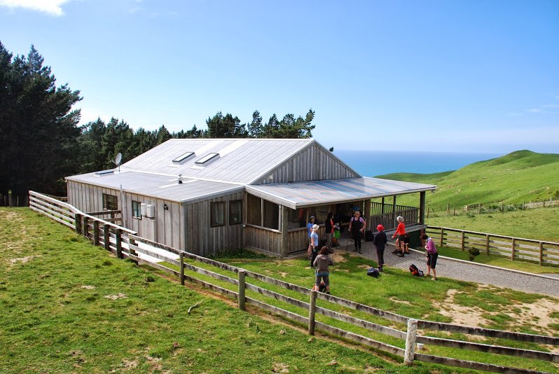 Walkers at Wai Ngaio Retreat at the start of Day 2